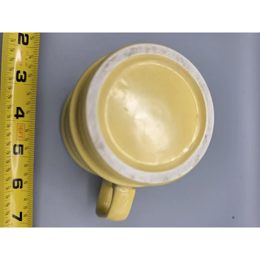 Vintage Southwestern Bell Telephone Mug Yellow Bell System Logo Advertising Cup